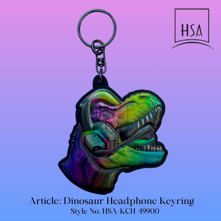 Dinosaur Headphone Keyring